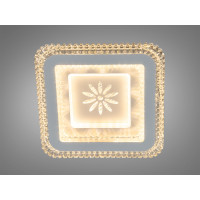 Світлодіодна стельова люстра сіра 42 Вт до 7 м² Diasha 12518A