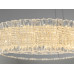 Підвісна LED люстра з пультом 110 Вт біла 6050 лм Diasha D8748/600+400WH
