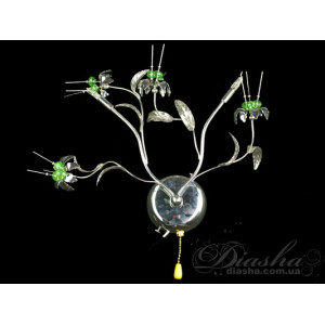 Оригінальне, естетично привабливе галогенове бра, хром Diasha 3068/2HRG