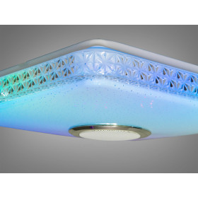Люстра стельова смарт Diasha біла 70 Вт RGB BT Diasha DB-8501C/400x400RGB+MP3+TUYA