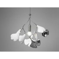 Підвіс Diasha Ginkgo Biloba хром кераміка E14 Diasha 7161-1PHR