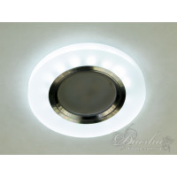 Акрилові точкові світильники з розовою підсвіткою Diasha 7870RWH+PK