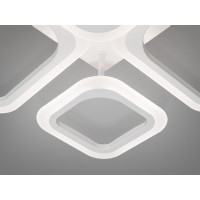 Світлодіодна люстра смарт світильник з пультом dimmer, 52W, білий Diasha A8060/2+2WH