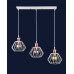 Люстра светильник в стиле лофт на три лампы Levistella 756PR108F-3 WH RG (500)