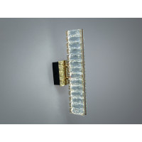 Бра настінне LED 8 Вт золото кришталь Diasha D88010/B-320G