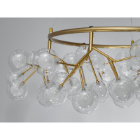 Люстра в зал 54 лампочкии Diasha Y887-54BGD