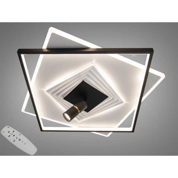 LED люстра Diasha білий чорний 64Вт димер пульт Diasha 5535WH+BKdimmer LED люстра Diasha білий чорний 64Вт димер пульт Diasha 5535WH+BKdimmer