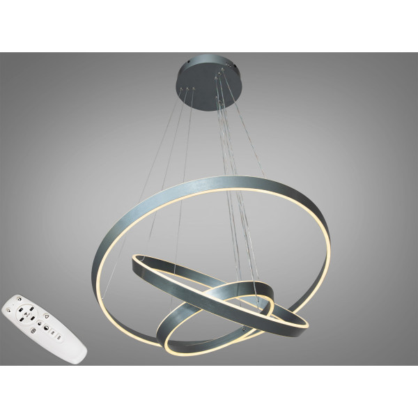 Гармонійна новинка, світлодіодна підвісна люстра на пульті, 260 Вт Diasha 5153/800+600+400GR