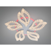 Світлодіодна стельова люстра біла 80Вт пульт Diasha 25100/5WHLED3colordimmer