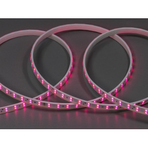 LED стрічка 220в, 96 шт/м, герметична, 15мм, RGB Diasha P220-5050-96-RGB-65-15