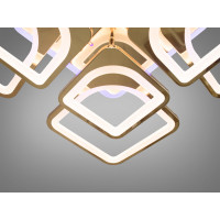 Cветодиодная люстра Diasha 8060/4+4 G led dimmer 3 color