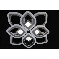 Люстра потолочная светодиодная с пультом Linisoln 2721-4+4S WH, BK