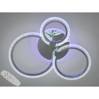 LED люстра з пультом, диммером і кольоровою підсвіткою, 55W, золото Diasha A8180/3HRLED3colordimmer LED люстра з пультом, диммером і кольоровою підсвіткою, 55W, золото Diasha A8180/3HRLED3colordimmer
