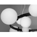 Люстра в стилі Loft - "Бульбашки" на 15 ламп Diasha 1082-15BK+WH Люстра в стилі Loft - "Бульбашки" на 15 ламп Diasha 1082-15BK+WH