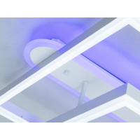 Стельова LED люстра чорна 84W димер пульт Diasha 2551WHLED3colordimmer