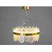 Класична підвісна кришталева люстра Diasha, золото, LED 120 Вт Diasha 803/500SGD