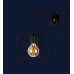 Бра настенные светильники в стиле loft Levistella 756WPR103F2-1 BK