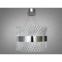 Кришталева красуня, світлодіодна люстра витягнутої форми, 75 Вт Diasha 7002/800x300CH