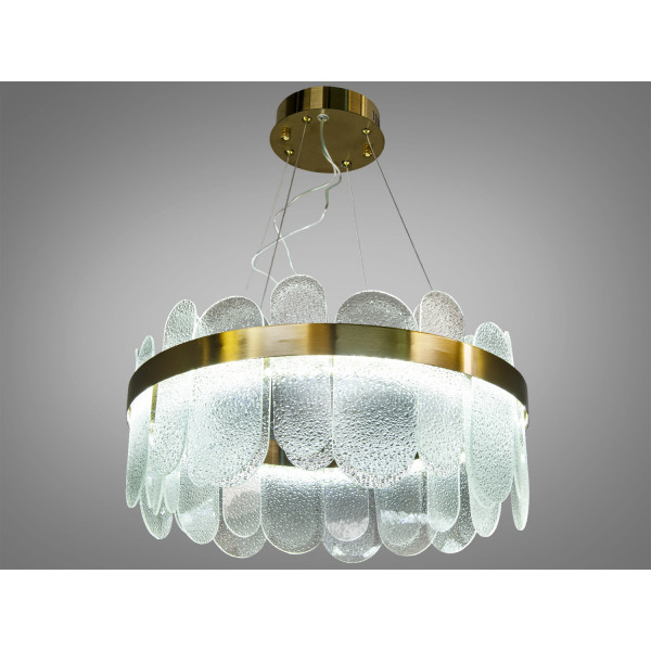 Класична підвісна кришталева люстра Diasha, золото, LED 120 Вт Diasha 803/500SGD