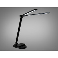 Компактна, розкладна, лед настільна нічна лампа з usb зарядкою, 14 Вт Diasha A5508BKwirelesscharge