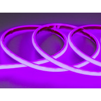 Світлодіодна стрічка 220в, 320 шт/м, герметична, 10мм, рожевий Diasha P220M-COB-320-PINK-65-10