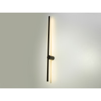 Красиве мінімалістичне чорне світлодіодне бра, 13Вт Diasha 9374/BK-1000