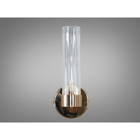 Гармонійне світлодіодне бра в спальню, колір золото, 8W Diasha Q2/1GD