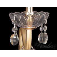Візуально привабливе, яскраве, стильне класичне бра Diasha 8015/1G