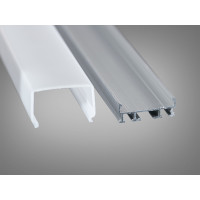 Профіль для LED стрічки, накладний Diasha PL-2623-2M