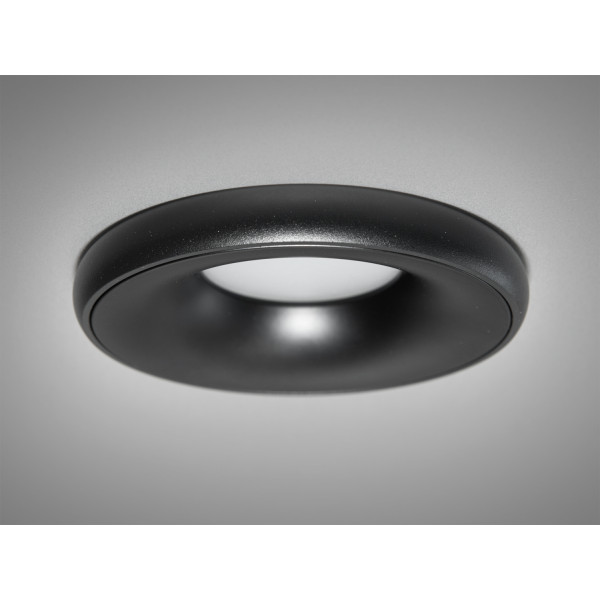 Сучасний точковий світильник з серії "Aluminium, чорний світильник Diasha PR-10-BK