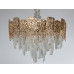 Вражаюча підвісна кришталева люстра, 11 ламп, золото Diasha D888-500G