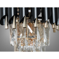 Бра в спальню, 2 лампы Diasha 9001-2W-BK+SGD