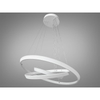 Шикарна новинка, біла світлодіодна підвісна люстра в вітальню, 260 Вт Diasha 5153/800+600+400WH