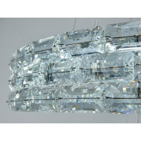 Кришталева світлодіодна люстра-підвіс, 70W Diasha 7896/500+400+300CH