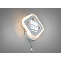 Мінімалістичний світлодіодний настінний світильник, 18Вт, білий Diasha A8190/1WH