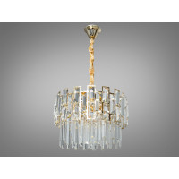 Вишукана кришталева люстра на 6 ламп, люстри золото Diasha 830/400GD