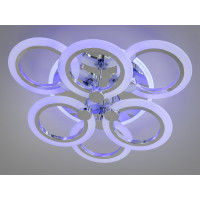 Светодиодная люстра под потолок с пультом управления Diasha 8022/3+3HRLEDRGBdimmer