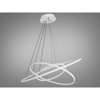 Люстра светодиодная декоративная кольца  Diasha MD9079-3WH-800+600+400 dimmer 