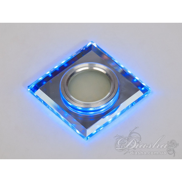 Світильник з вбудованою світлодіодним підсвічуванням Diasha 6017WH+BL