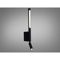 Настінне світлодіодне бра з направленням потоку світла, 5W, чорний Diasha F3700BK