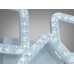 Стельова LED люстра біла 74W  Diasha MX4771/4+1SWH