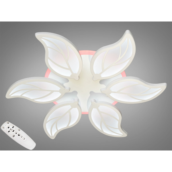 Світлодіодна люстра з диммером, 105W Diasha 8028/6WHLED3colordimmer