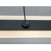 Лінійна світлодіодна люстра підвіс для ресторанів, 50W, сіра Diasha XH1003/1000BK