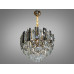 Елегантна підвісна кришталева люстра на 5 ламп, хром Diasha 2022/400SGD