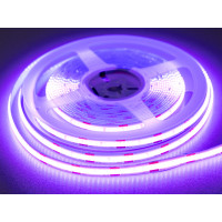 COB LED стрічка 12В, 320 діодів на метр, 8мм, бузковий Diasha P12-COB-320-PINK-20-8