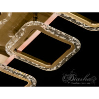 Люстра потолочная светодиодная LED с пультом Diasha QX2517/6S BR LED 3color dimmer 