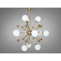 Люстра у стилі Loft "Молекула" на 12 ламп, хром Diasha 81860/12G Люстра у стилі Loft "Молекула" на 12 ламп, хром Diasha 81860/12G