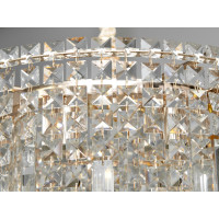 Хрустальная люстра на 9 ламп, золото Diasha 9708-550SG