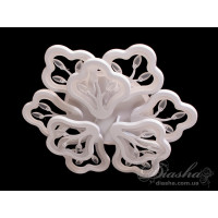 Потолочная светодиодная люстра светильник с пультом и подсветкой Diasha 1841/6+3WH LED 3color dimmer