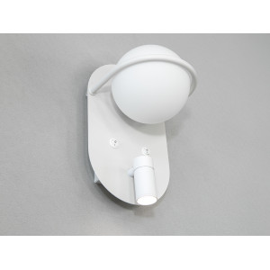 Мінімалістичне бра в стилі лофт з направленим світлом, 2 Вт, білий Diasha F3776WH